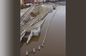 Паводок не щадит: смоленская набережная оказалась под водой