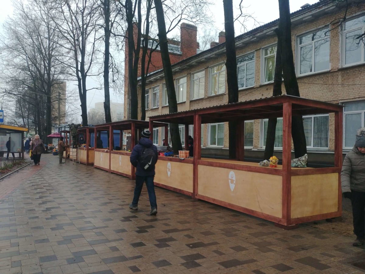 павильоны на улице Николаева