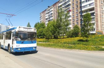 Троллейбус, общественный транспорт