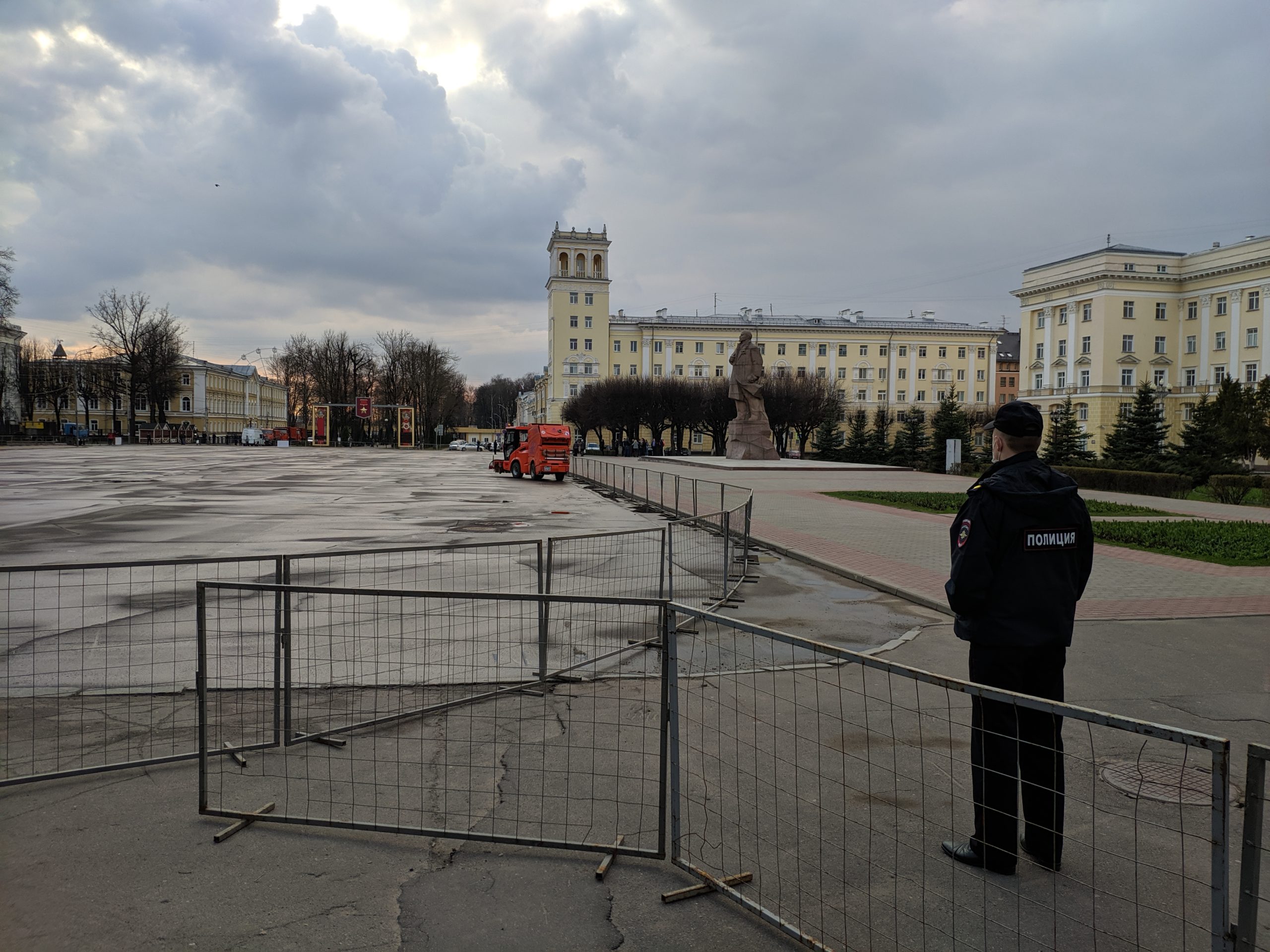 пикет, митинг, полиция, площадь Ленина