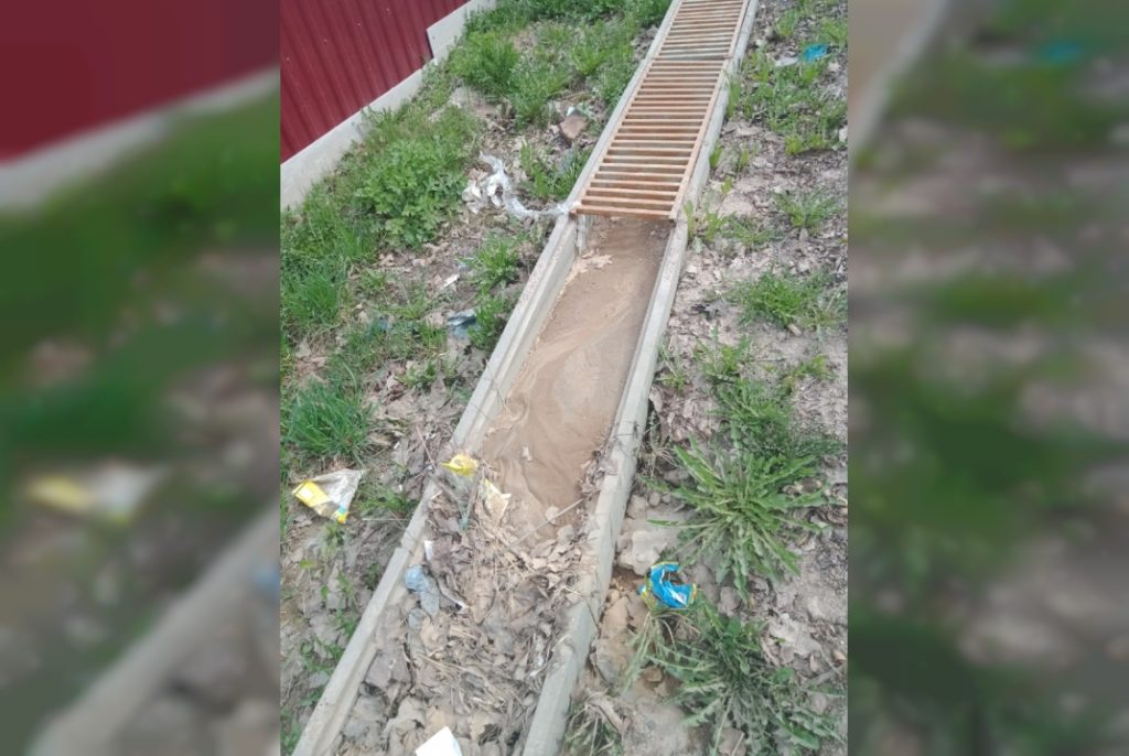 улица Горная, ливневая канализация, микрорайон Сортировка