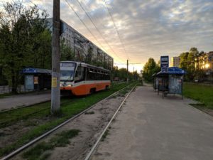 Трамвай, общественный транспорт