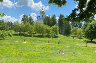 парк за ТЦ Макси отдыхающие