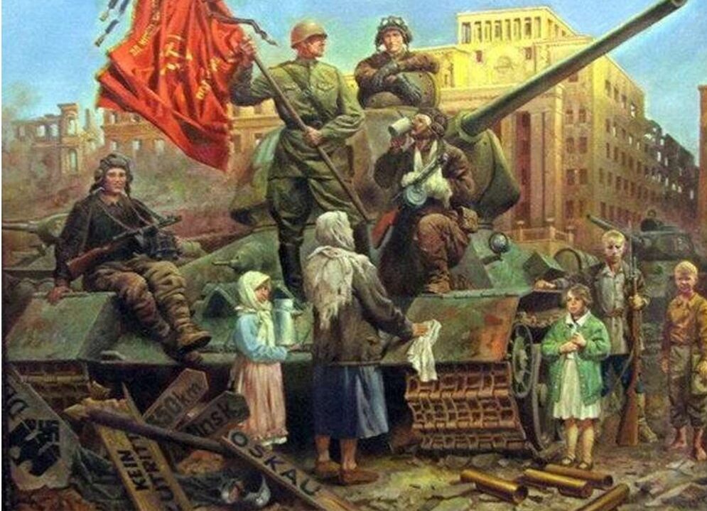 Знамя Победы, день города, реконструкция