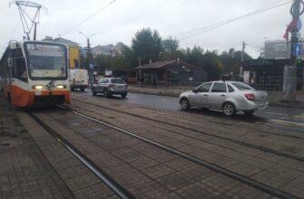 Трамвай, площадь Победы