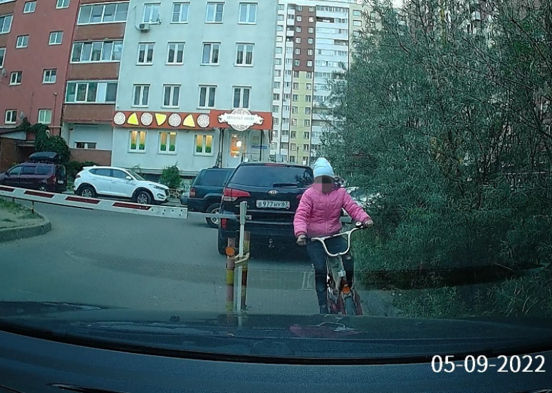 девочка велосипед