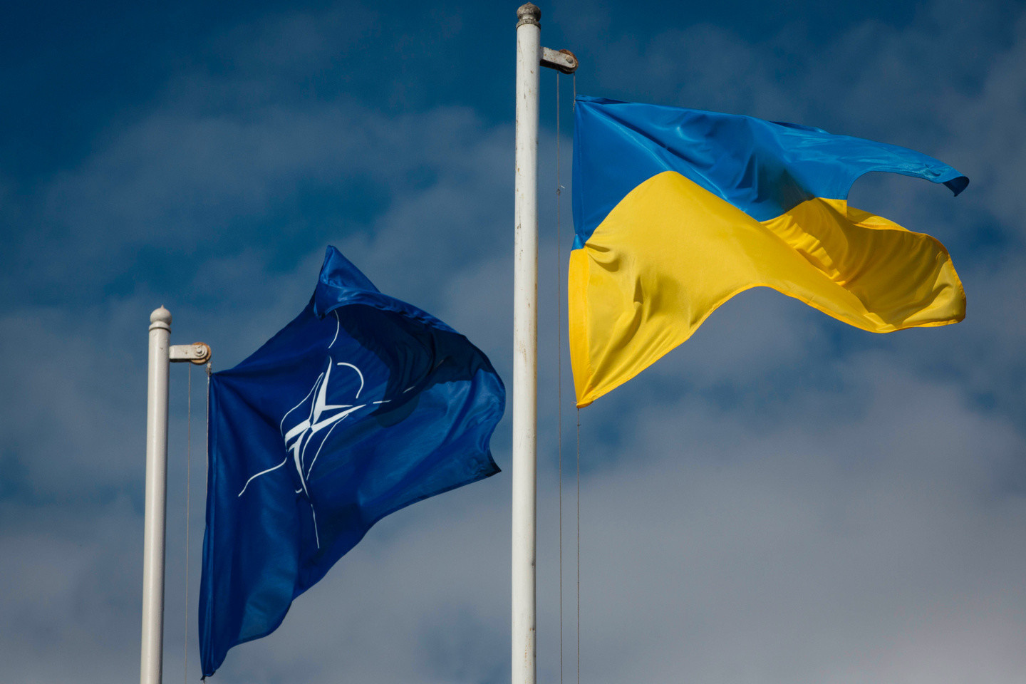 НАТО, Украина, флаг