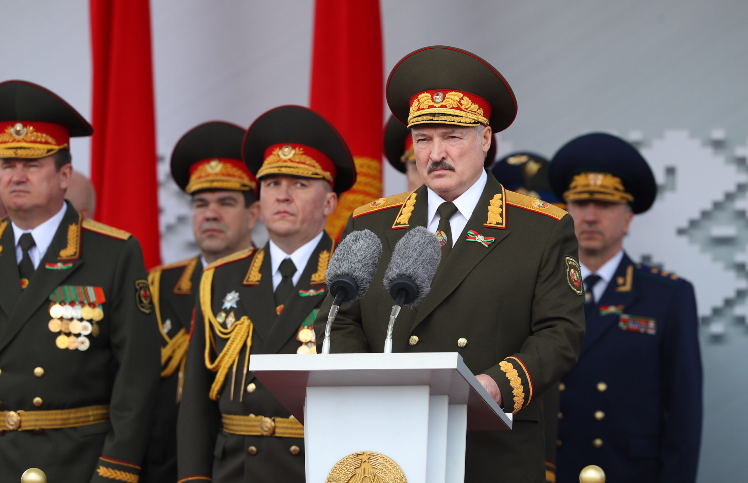Республика Беларусь, Минск, Александр Лукашенко, военная форма