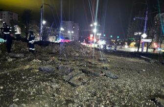 Белгород 20 апреля воронка от взрыва