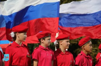 Россия, флаг, дети, патриотизм