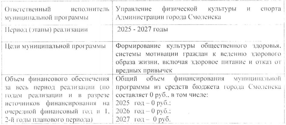 Мэрия будет укреплять общественное здоровье смолян