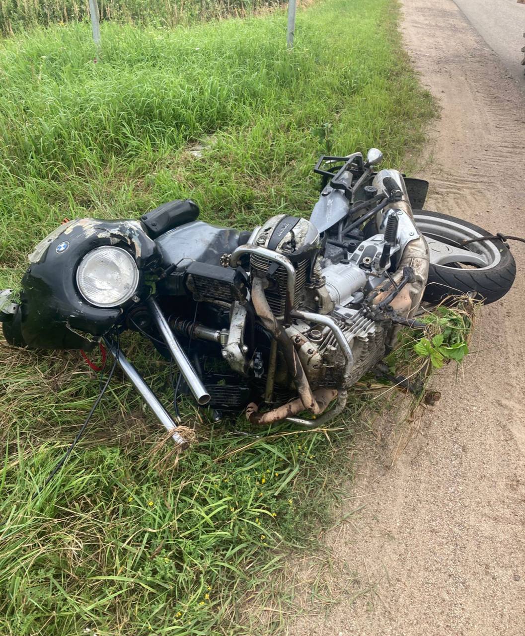 В Демидовском округе произошло смертельное ДТП с мотоциклом