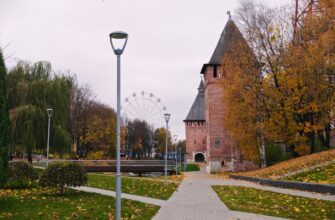 смоленск, центр, осень, стена